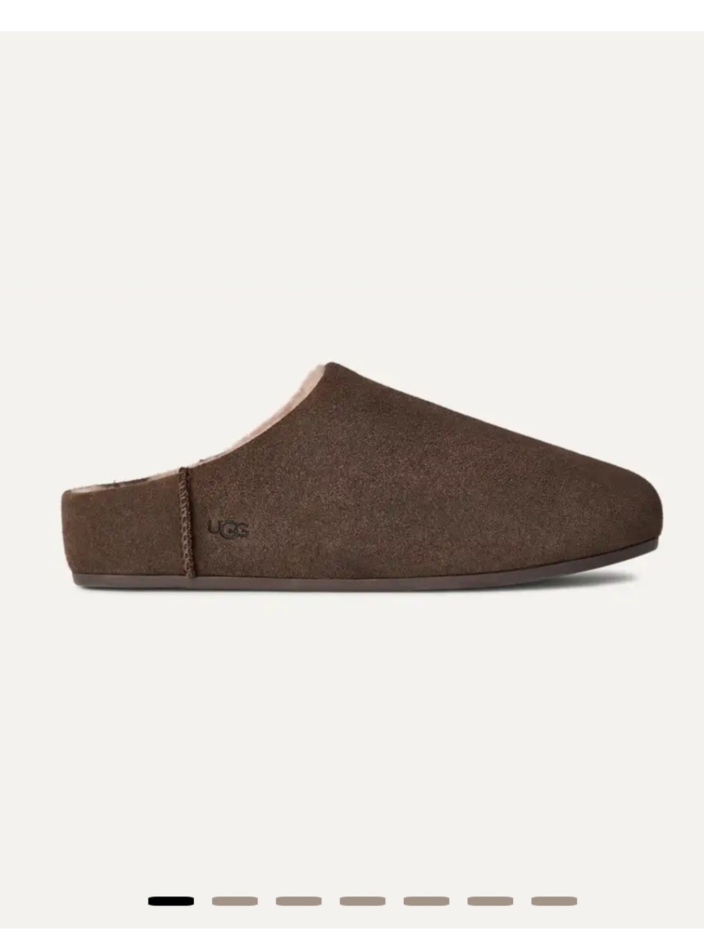 Brand New Ugg Elea Slip On size 7 in Chocolate Brown